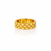 Regal Stack Gold Ring