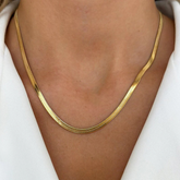 Classic Gold Snake Chain Necklace