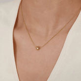 Golden Small Heart Necklace