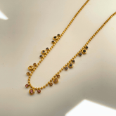 Golden Stardrop Necklace