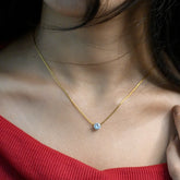 MinimalistGoldSolitaireNecklacenew