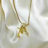 Sparkling Monogram Pendant