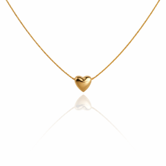 Golden Small Heart Necklace