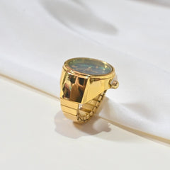 Classic Gold Watch Ring