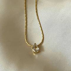 Crystal Drop Elegance Necklace