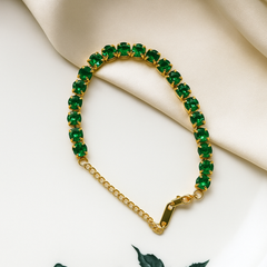 Emerald Glow Bracelet