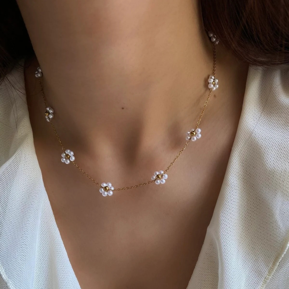 Golden Blossom Necklace