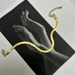 Golden Sleek Bracelet