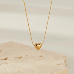 Golden Small Heart Necklace