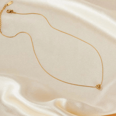Golden Small Heart Necklace