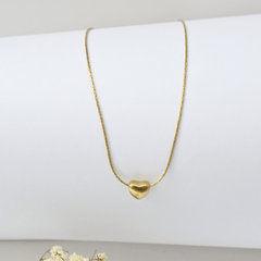 Golden Small Heart Necklace