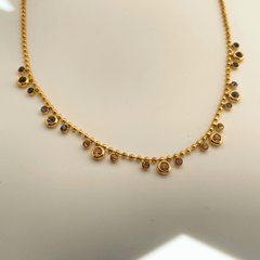 Golden Stardrop Necklace