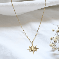 Golden Sunburst Necklace