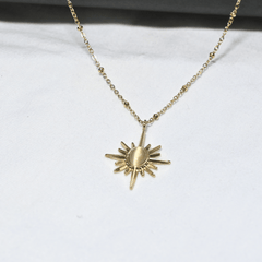 Golden Sunburst Necklace