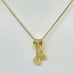 Golden Whisper Pendant