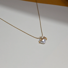 Heartbound Pearl Necklace