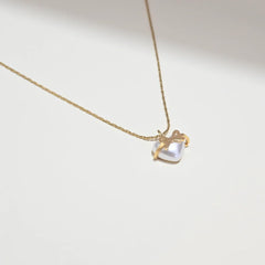 Heartbound Pearl Necklace