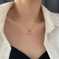 Starlight Moon Pendant