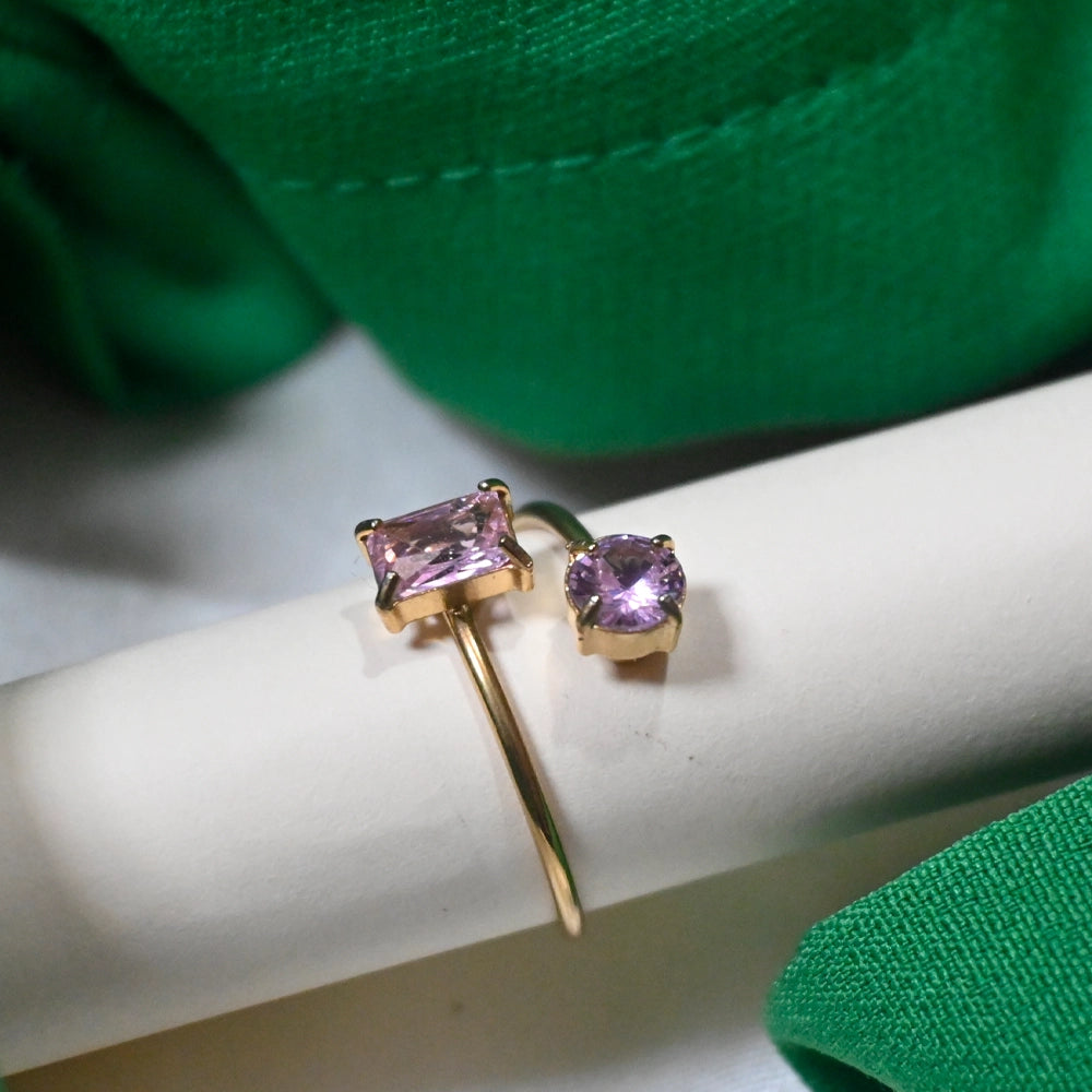 Pink Dusk Duo Ring