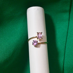 Pink Dusk Duo Ring