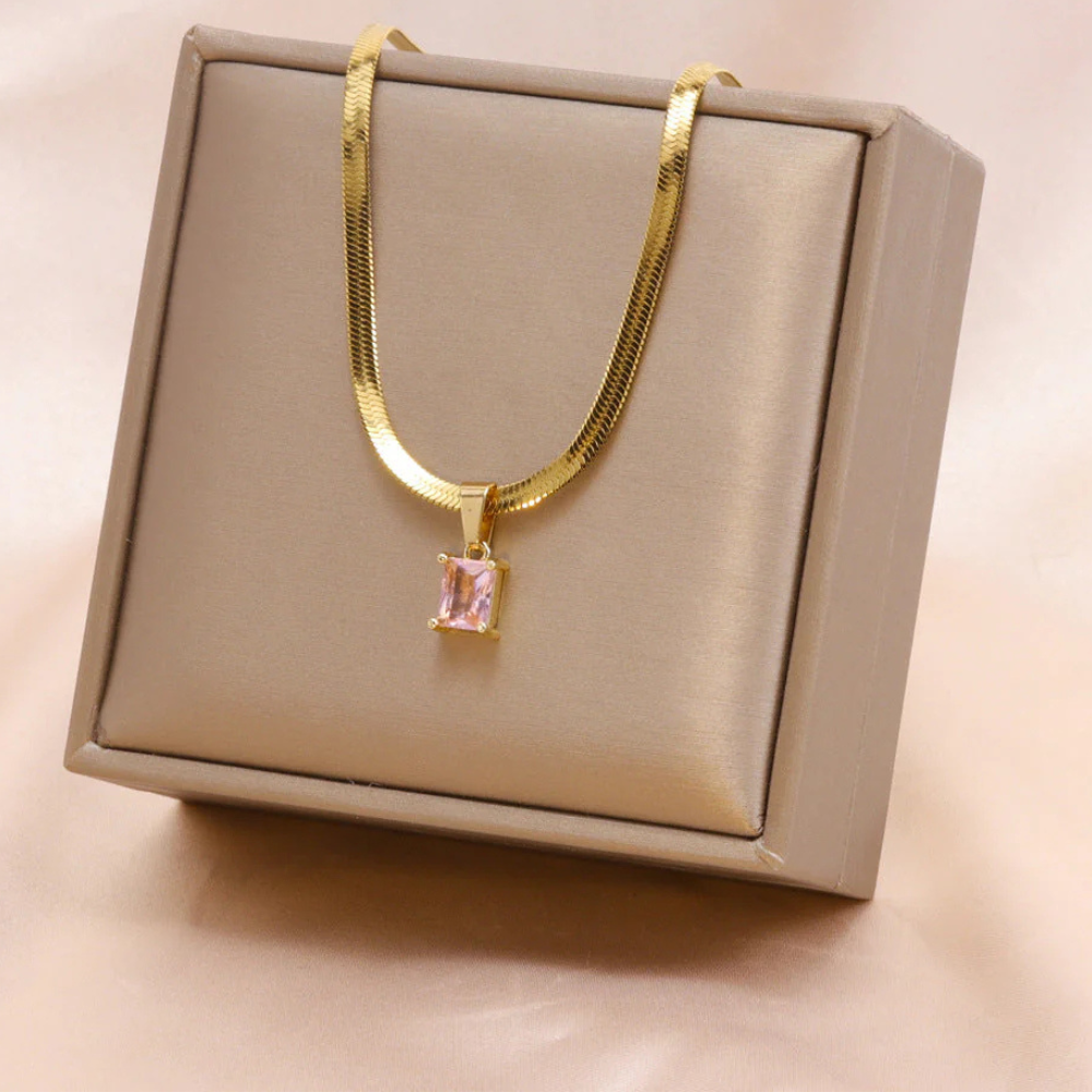 Pink Glow Necklace
