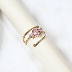 Rosé Radiance Ring