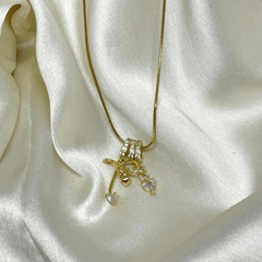 Sparkling Monogram Pendant