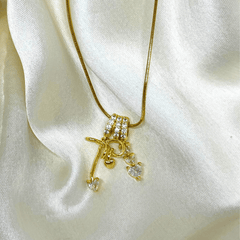 Sparkling Monogram Pendant