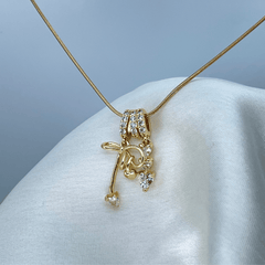 Sparkling Monogram Pendant