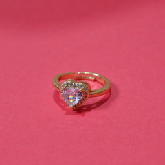 Starlit Heart Ring