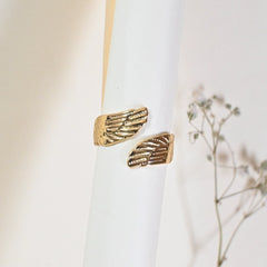 Wings of Gold Ring