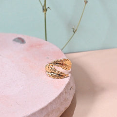 Wings of Gold Ring