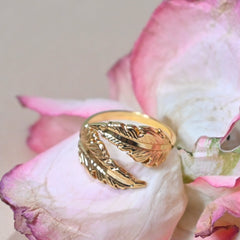 Wings of Gold Ring