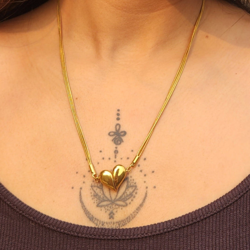 Golden Love Pendant