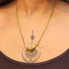 Golden Love Pendant