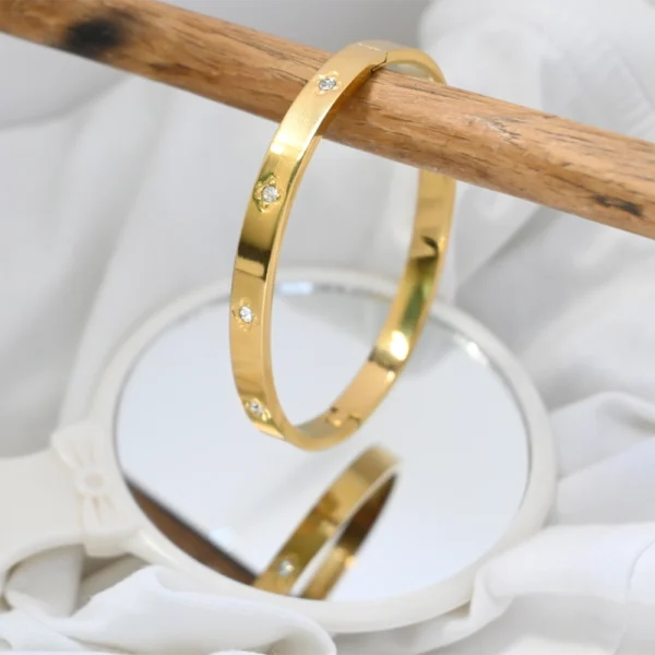 Golden Elegance Kada Bracelet